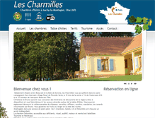 Tablet Screenshot of lescharmilles-oise.com